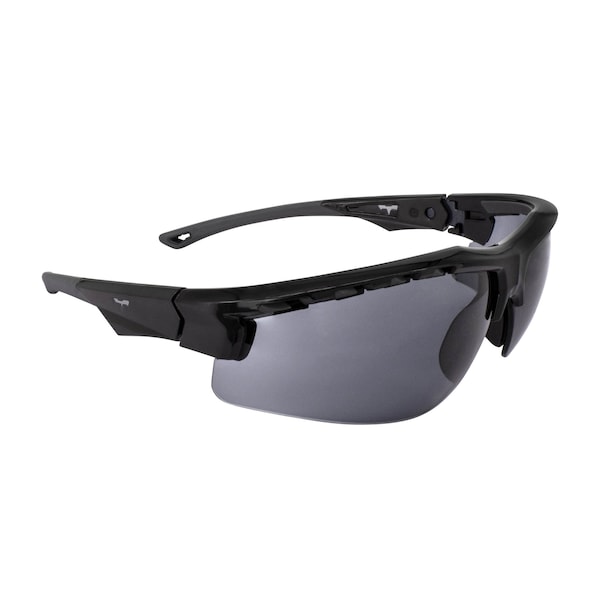 Radians Safety Glasses Smoke Lens, Half-Frame, Half Frame, 1 PR - TXE1-20ID