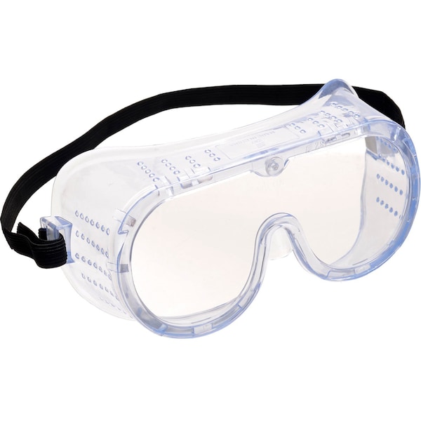 Global Industrial Safety Goggles with Neoprene Strap, Anti-Fog, Clear Lens/Frame - 708582AF
