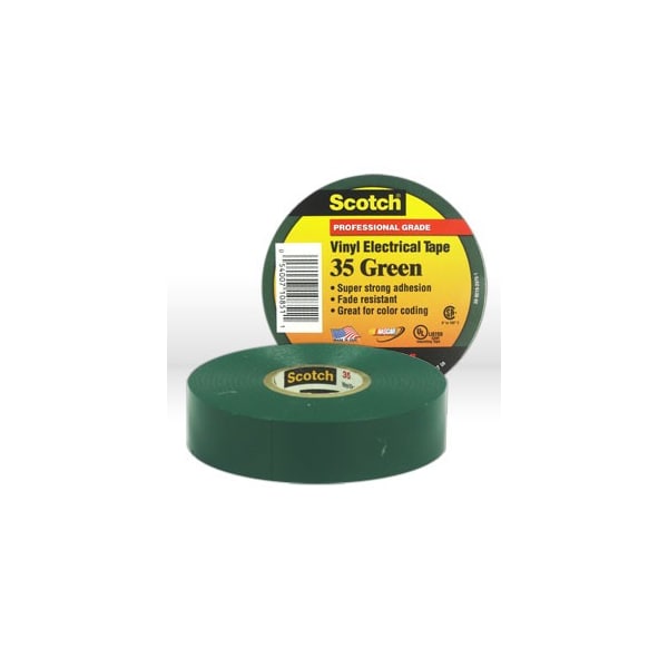 Cinta Eléctrica, Verde, 3/4"X66Ft - 54007-10851