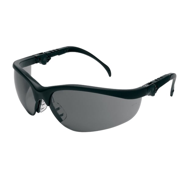 Mcr Safety Glasses, Klondike KD3 Gray AF Lenses, 12PK - KD312AF