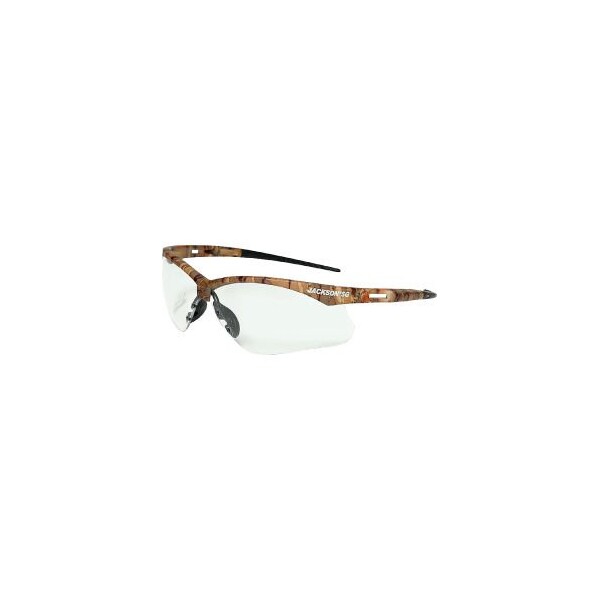 Sellstrom Manufacturing Jackson Safety SG Safety Glasses with Anti-Fog, Clear Lens and Camo Frame - 50012