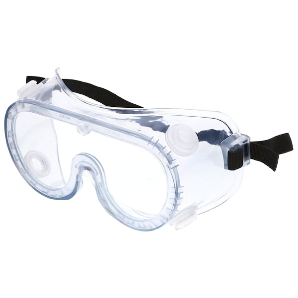 Mcr Safety Glasses, 22 Series Indirect Vent, CL UV-AF, Elast, 36PK - 2235