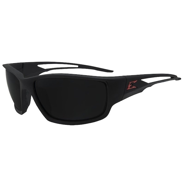 Edge Eyewear Polarized Safety Glasses, Unisex, Polycarbonate Lens, Full Frame, Nylon Frame, Matte Black Frame - TSK236