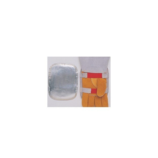 Weldas Alliance Hand Shield, Aluminized, Kevlar Sewn PFR Rayon, One Size Fits All - 7in. x 8in. - 44-3006