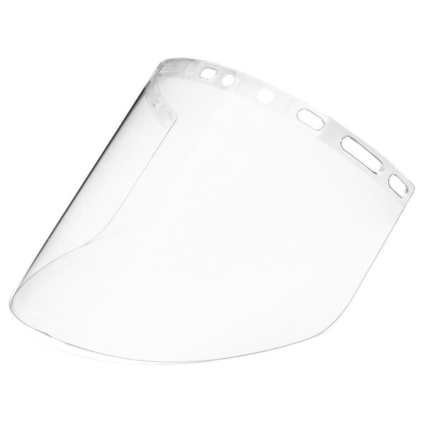 Sellstrom Universal Series Polycarbonate Face Shield Window, 9 in x 15 in x .060 in, Unbound- Clear - - S37701