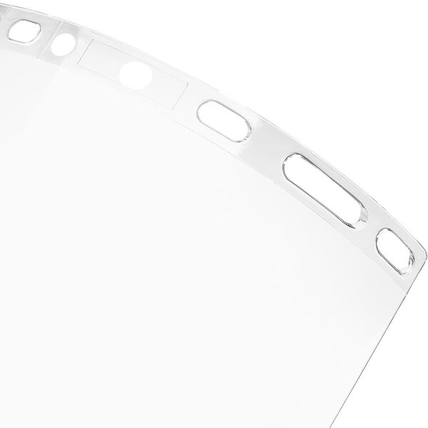 Sellstrom Universal Series Polycarbonate Face Shield Window, 9 in x 15 in x .060 in, Unbound- Clear - - S37701