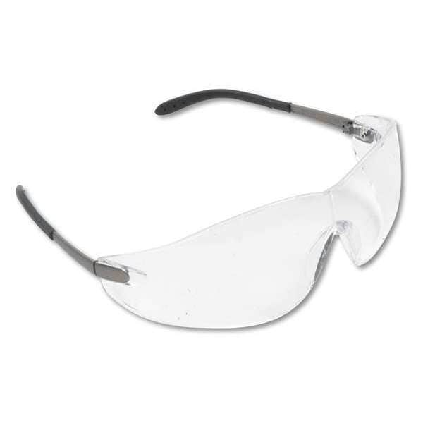 Mcr Safety Safety Glasses, Clear Polycarbonate Lens, Scratch-Resistant, 12PK - CWS S2110