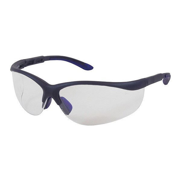 Bouton Optical HI-VOLTAGE AC, Safety Glasses Anti-Scratch, Clear Lens, Half-Frame - 250-21-0100