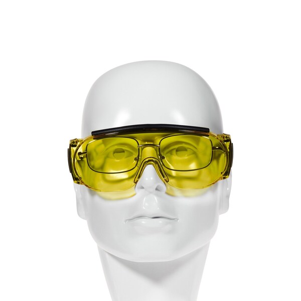 Allen Co Safety Glasses - Ballistic Eye Protection for Men and Women - ANSI Z87.1 Impact Resistance - Yellow - 2170