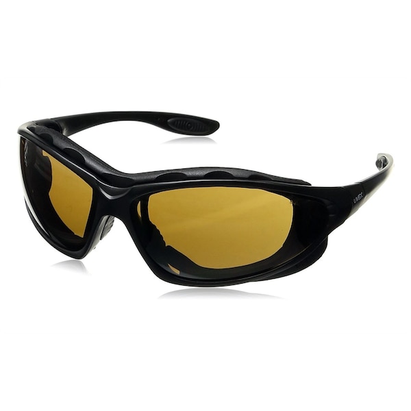 Honeywell Uvex Seismic Seal Eyewear Safety Glasses W/ Espresso Tint Lens/Black Fram - UVXS0601X