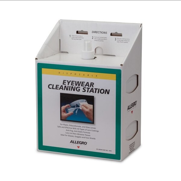 Allegro Industries Eyewear Cleaning Station, Large Disposab - 355