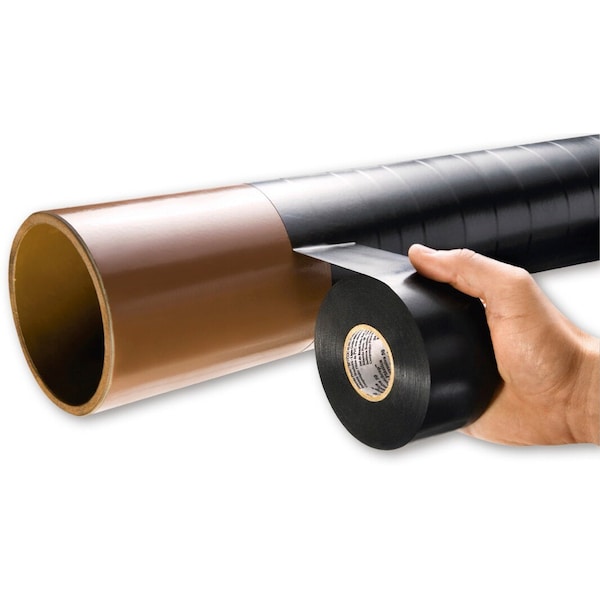 Cinta eléctrica 3M, 20 mil, 6" x 100 ft., paquete con 4 - 51-UNPRINTED-6x100FT