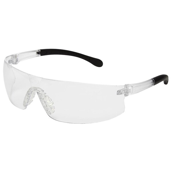 Sellstrom Safety Glasses Anti-Scratch, Clear Lens, Frameless - S73601