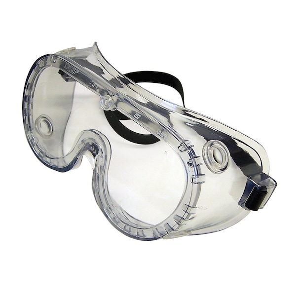 Mcr Safety Glasses, 22 Series Ventless, Clear UV-AF Lens, 36PK - 2237R