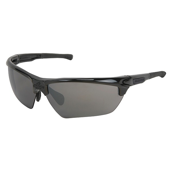 Mcr Safety Dominator DM3, Safety Glasses Polarized, Black Lens, Half-Frame, Traditional - DM1337BZ