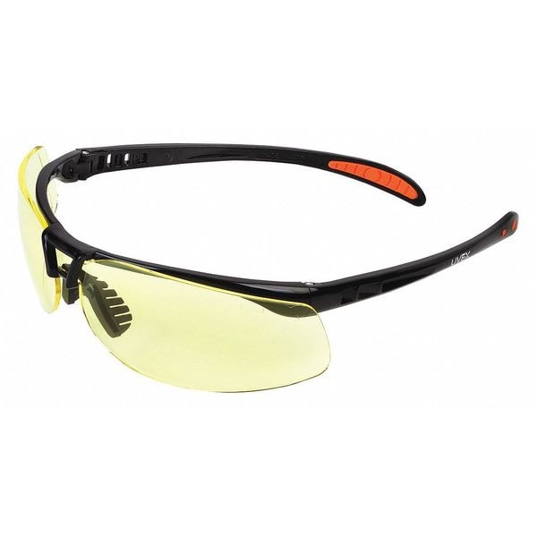 Honeywell Uvex Protege HydroShield, Safety Glasses Anti-Fog, Hydrophilic, Hydrophobic, Anti-Scratch, Amber Lens - S4222HS