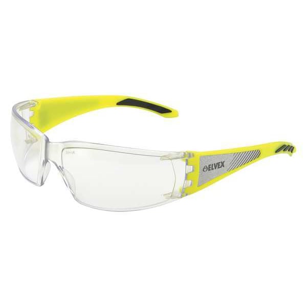 Delta Plus Reflect-Specs, Safety Glasses Anti-Fog, Clear Lens, Frameless, Wraparound - SG-53C-AF