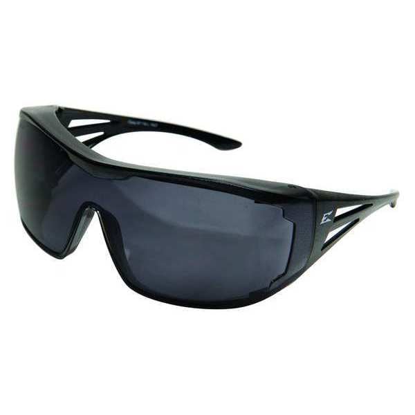 Edge Eyewear Ossa, Safety Glasses Anti-Scratch, Gray Lens, Full-Frame, OTG - XF116-L