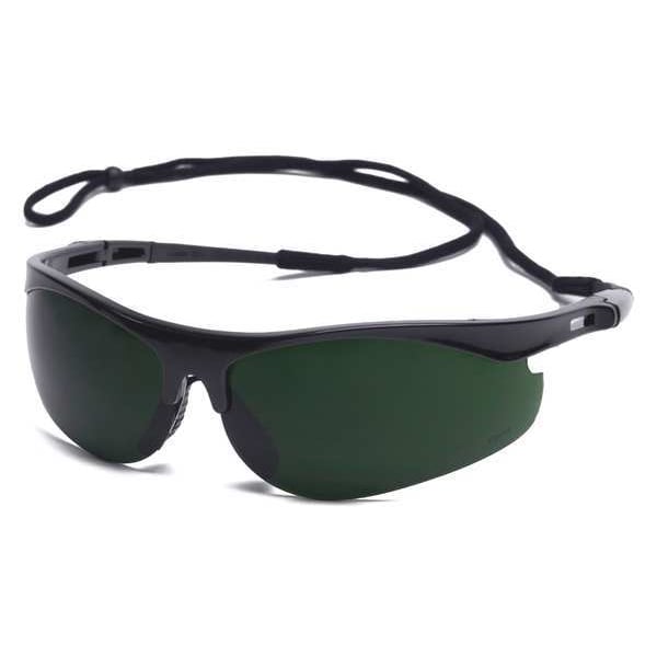 Condor Thecla, Safety Glasses Anti-Scratch, Welding Shade(s) Lens, Half-Frame, Wraparound - 30ZC69