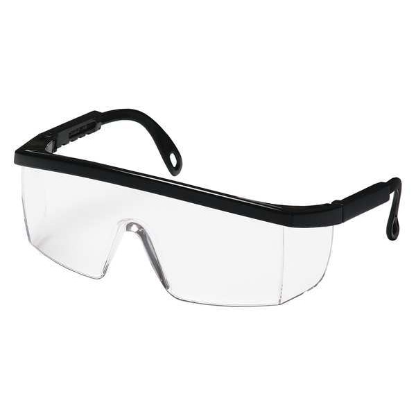 Pyramex Integra, Safety Glasses Anti-Scratch, Clear Lens, Half-Frame, Wraparound - SB410S