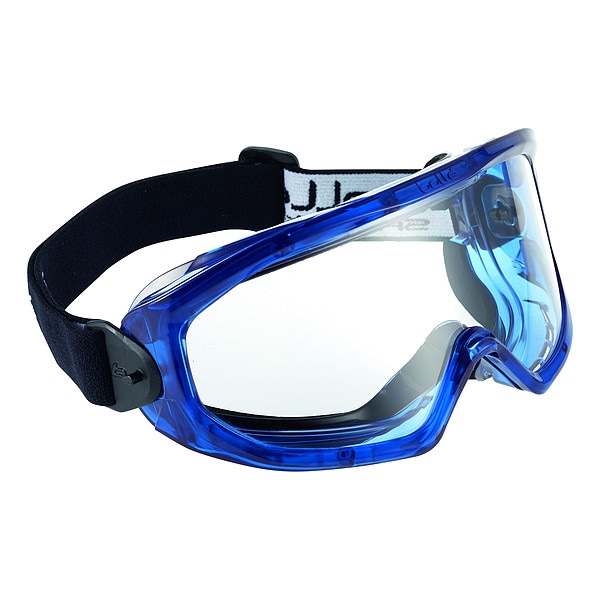 Bolle Safety Safety Goggles, Anti-Fog, Scratch-Resistant, Clear Lens, D3, D4, D5 ANSI/Dust Splash Rating - 40296