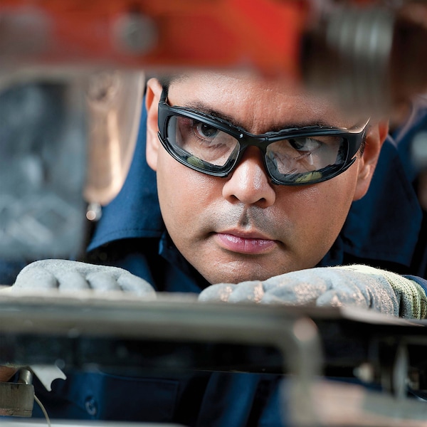 Kleenguard V50 Calico, Safety Glasses Anti-Fog &  Anti-Scratch, Clear Lens, Full-Frame, Wraparound - 25672