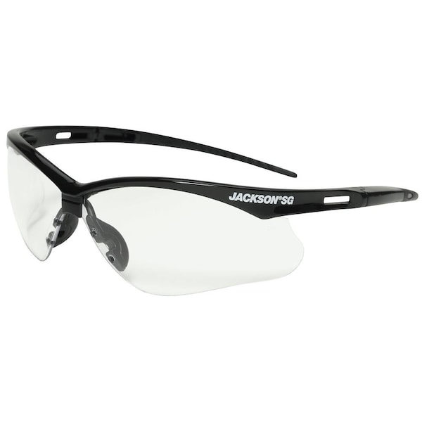 Jackson Safety Safety Glasses Anti-Fog, Clear Lens, Half-Frame - 50001