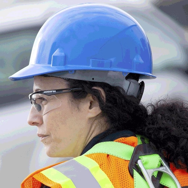 Jackson Safety Safety Glasses Anti-Fog, Clear Lens, Half-Frame - 50001