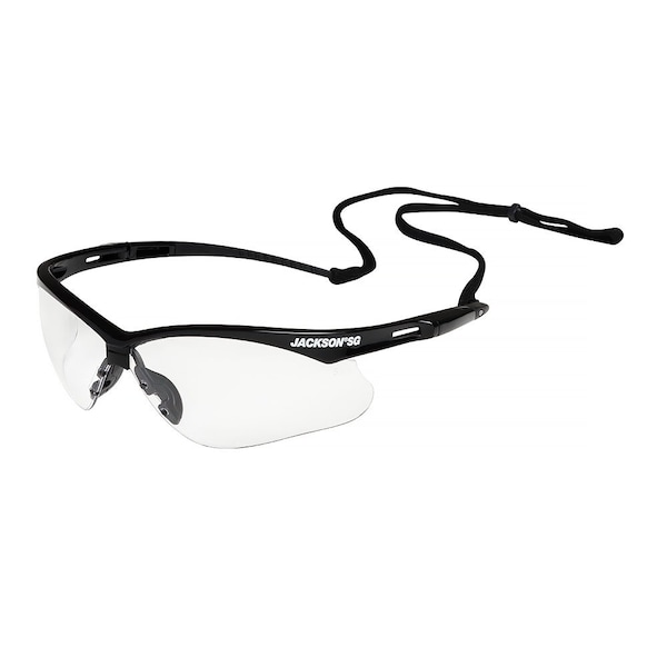 Jackson Safety Safety Glasses Anti-Fog, Clear Lens, Half-Frame - 50001