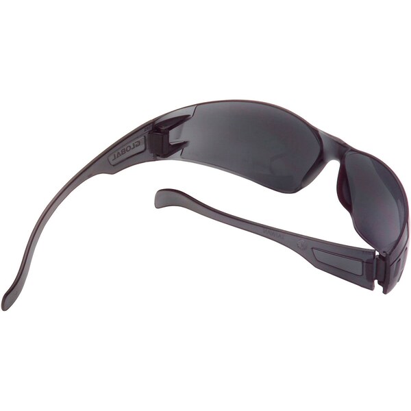 Global Industrial Frameless Safety Glasses, Anti-Fog, Smoke Lens - 708119SMAF