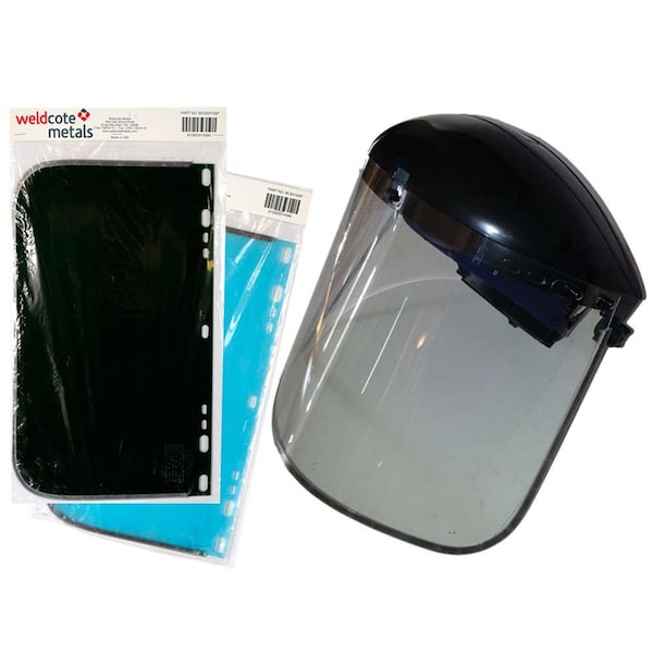 Weldcote Face Shields - Banded Clear 9in x 15.5 Bulk Package, 10PK - BC9X155