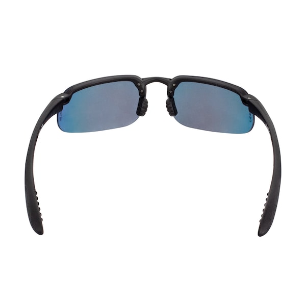 Crossfire Polarized Safety Glasses, Wraparound Red Mirror Polycarbonate Lens, Scratch-Resistant,  - 2169