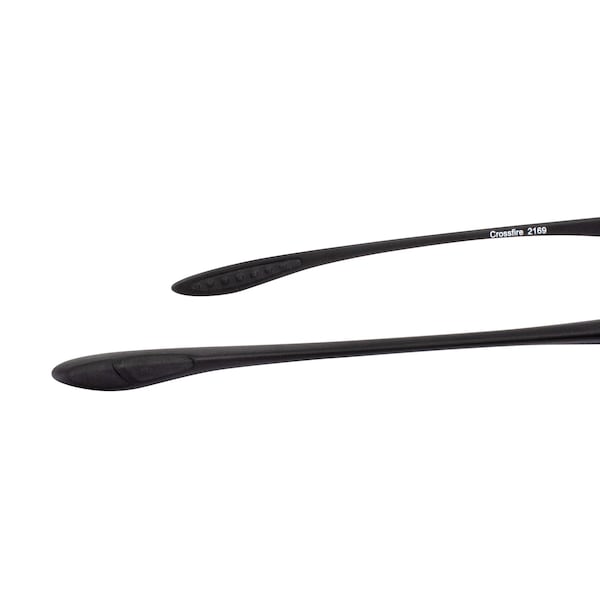 Crossfire Polarized Safety Glasses, Wraparound Red Mirror Polycarbonate Lens, Scratch-Resistant,  - 2169