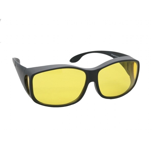 Super Smooth 143mm x 42mm Black / Yellow Ex-Large Cover - Night Driving Polycarbonate Lens - SU2844968