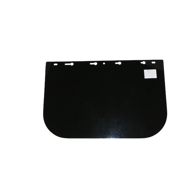 Sellstrom 390 Premium Series Single Crown Face Shields Window, Acetate, 8 in x 12 in x .040 in, Uncoated, Dark Green - S35020
