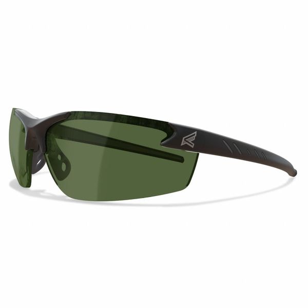 Edge Eyewear Zorge, Safety Glasses Anti-Fog & Anti-Scratch, Polarized, Smoke Lens, Half-Frame, Wraparound - DZ11-IR3-G2