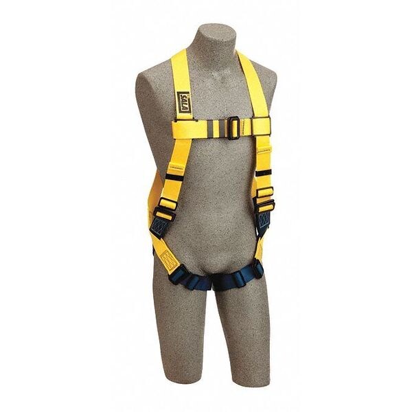 3M Dbi-Sala Delta(TM) Arc Flash Full Body Harness, S, 310 lb., Friction Leg Buckles, Back D-Ring - 1110795