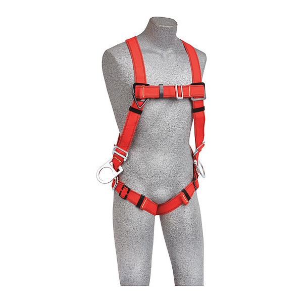 3M Protecta Protecta(R) Full Body Harness, M/L, 310 lb., Mating Chest/ Mating Leg Buckles, Back D-Ring - 1191381