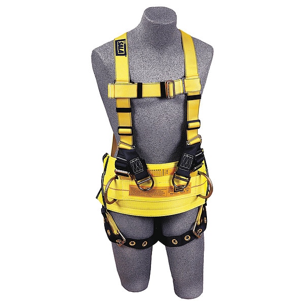 3M Dbi-Sala Delta(TM) Full Body Harness, S, 420 lb., Mating Chest/ Tongue Leg Buckles, Back, Lifting D-Ring - 1105826