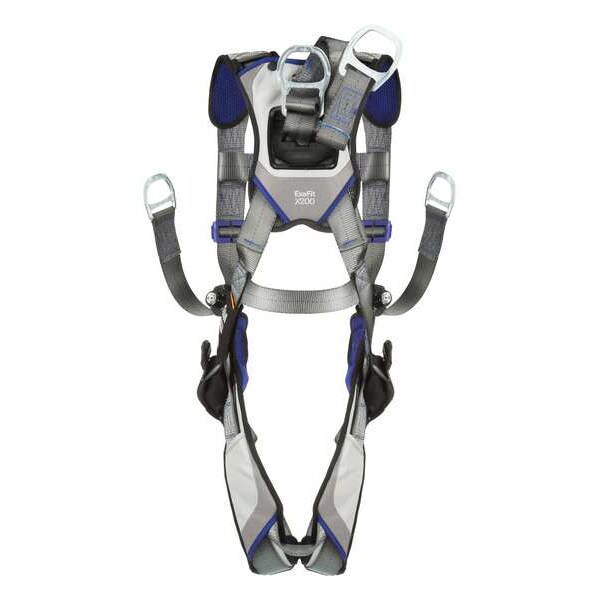 3M Dbi-Sala ExoFit(TM) X200 Fall Protection Harness, M, 420 lb, Quick-Connect Chest/ Tongue Leg Buckles - 1402121