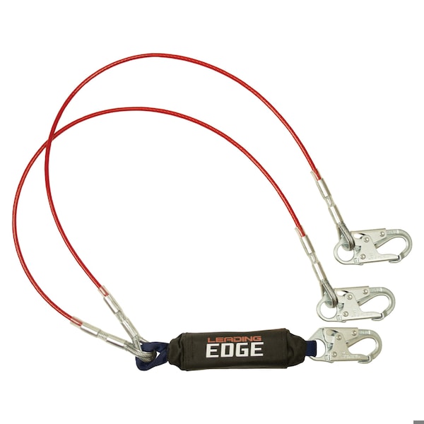 Falltech 6 ft SAL LEADING EDGE Y-LEG STEEL SNAPS - 8354LEY