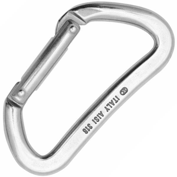 Kong Usa Asymmetric, 120 mm Length, 18 mm Gate Opening, Stainless steel, Polished - 572M00PP0KK