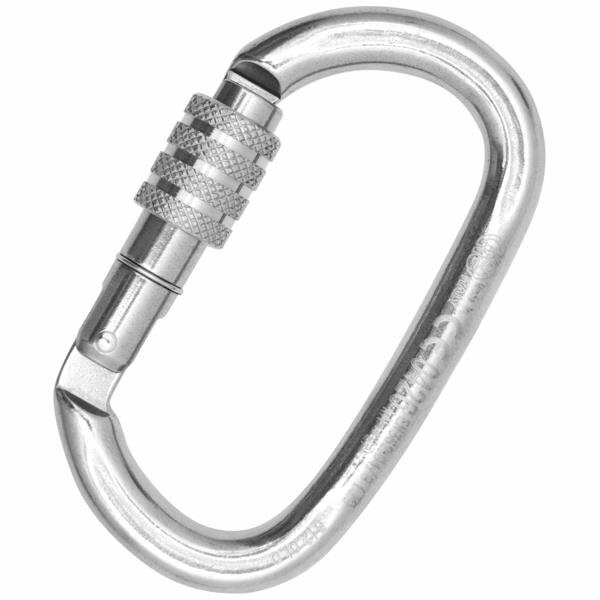 Kong Usa Oval, 110 mm Length, 21 mm Gate Opening, Stainless steel, Polished - 512LC0PPPKK