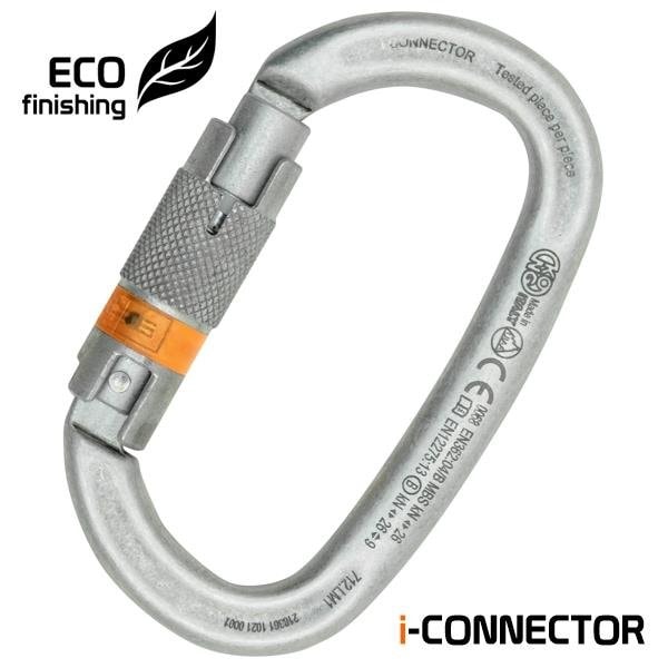 Kong Usa Oval, 110 mm Length, 21 mm Gate Opening, Aluminum Alloy - 712LM1LLLKK
