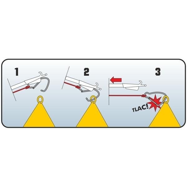 Kong Usa Mooring Hook Stainless Steelmm. 160 - 650160000KK