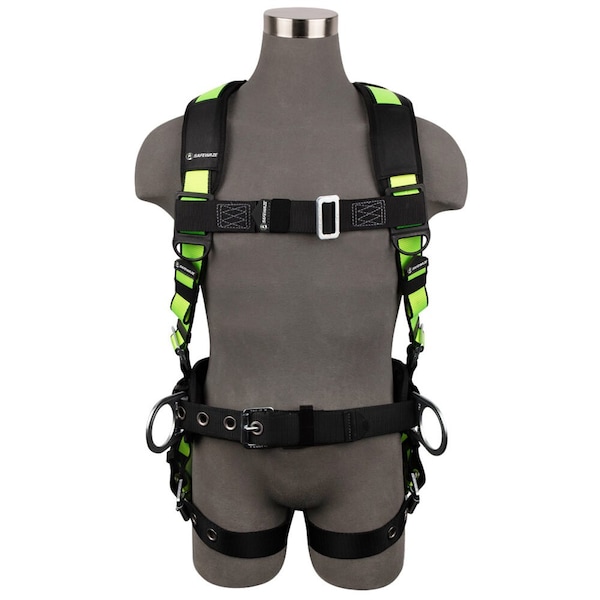 Safewaze Full Body Harness, Vest Style, L - FS170-L