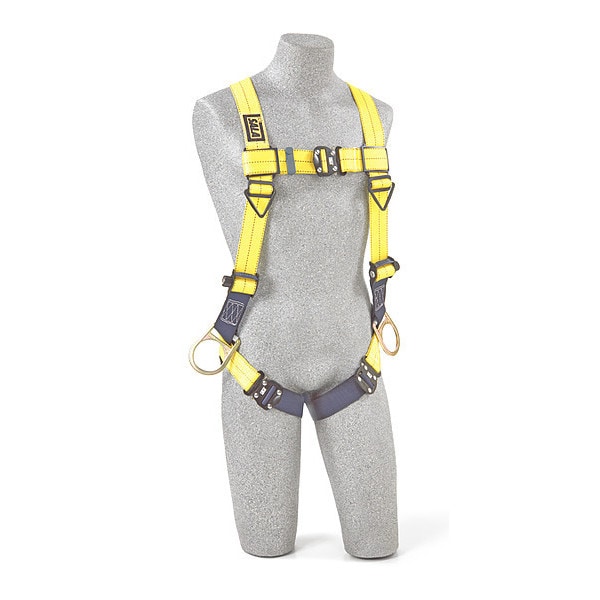 3M Dbi-Sala Delta(TM) Full Body Harness, 3XL, 420 lb., Quick-Connect Chest/ Quick-Connect Leg Buckles - 1110628
