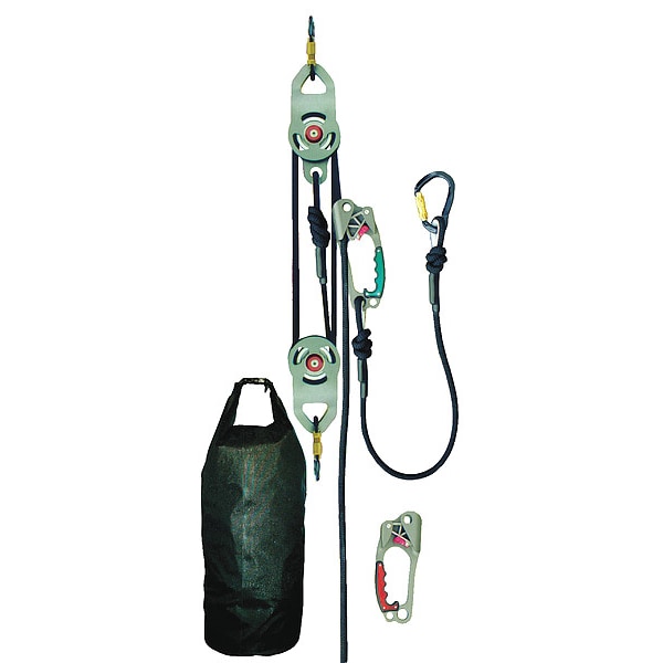 Msa Safety Rescue Ascender with Rope, 600 lb, Aluminum, Steel, For Use With: Suretyman Rescue Utility System - 10035698