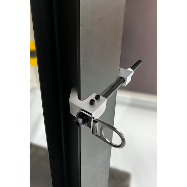 Frontline Aluminum Fixed Anchor for 3 in- 18 in Wide I-Beams - ST18AV