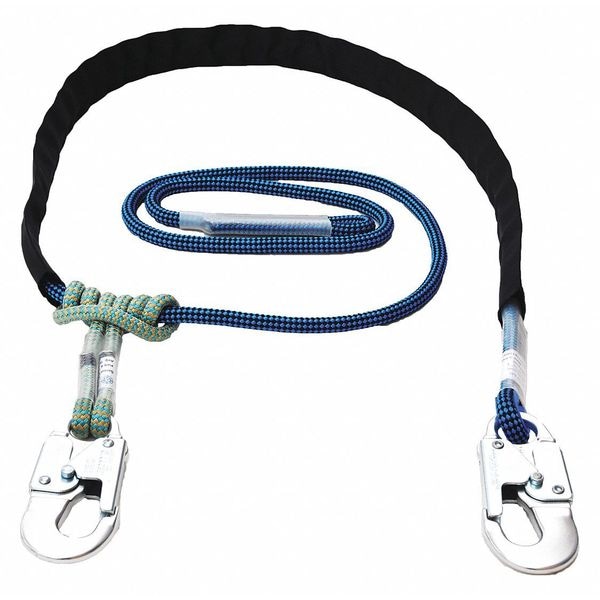 All Gear lanyard, 12ft, black/white - AGEZ24SP71612-ASH-BW